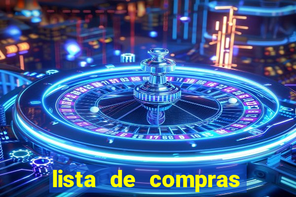 lista de compras supermercado para imprimir